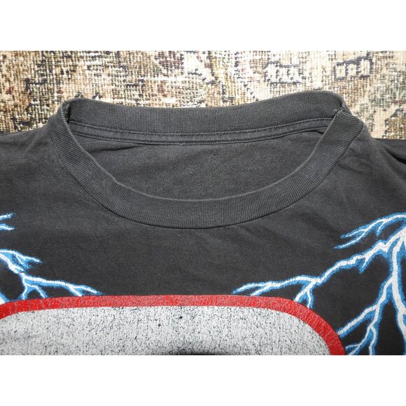 Vintage Rare NASCAR Dale Earnhardt #3 Lightning AOP Size XL Thrashed - Picture 6 of 13